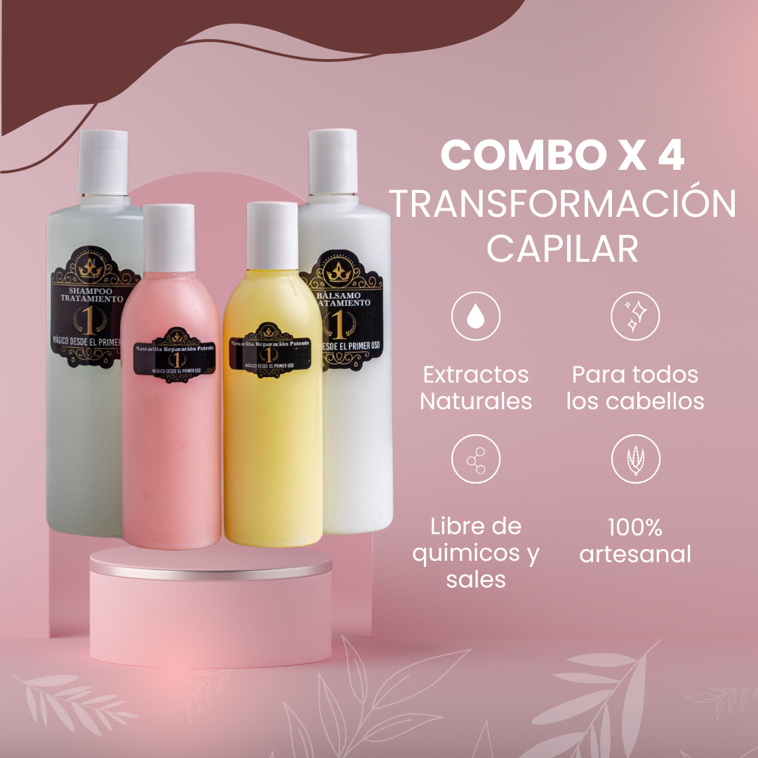 Combo Transformación Capilar x 4