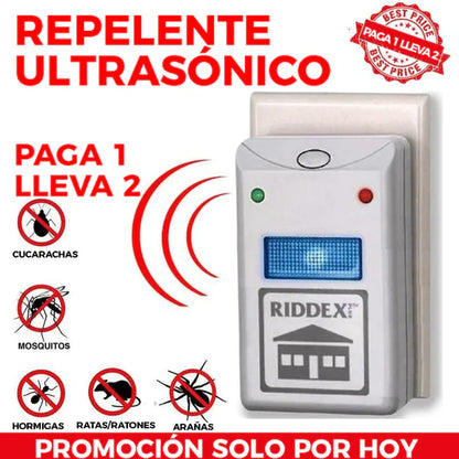 Repelente Ultrasonico Electrico Riddex roedores